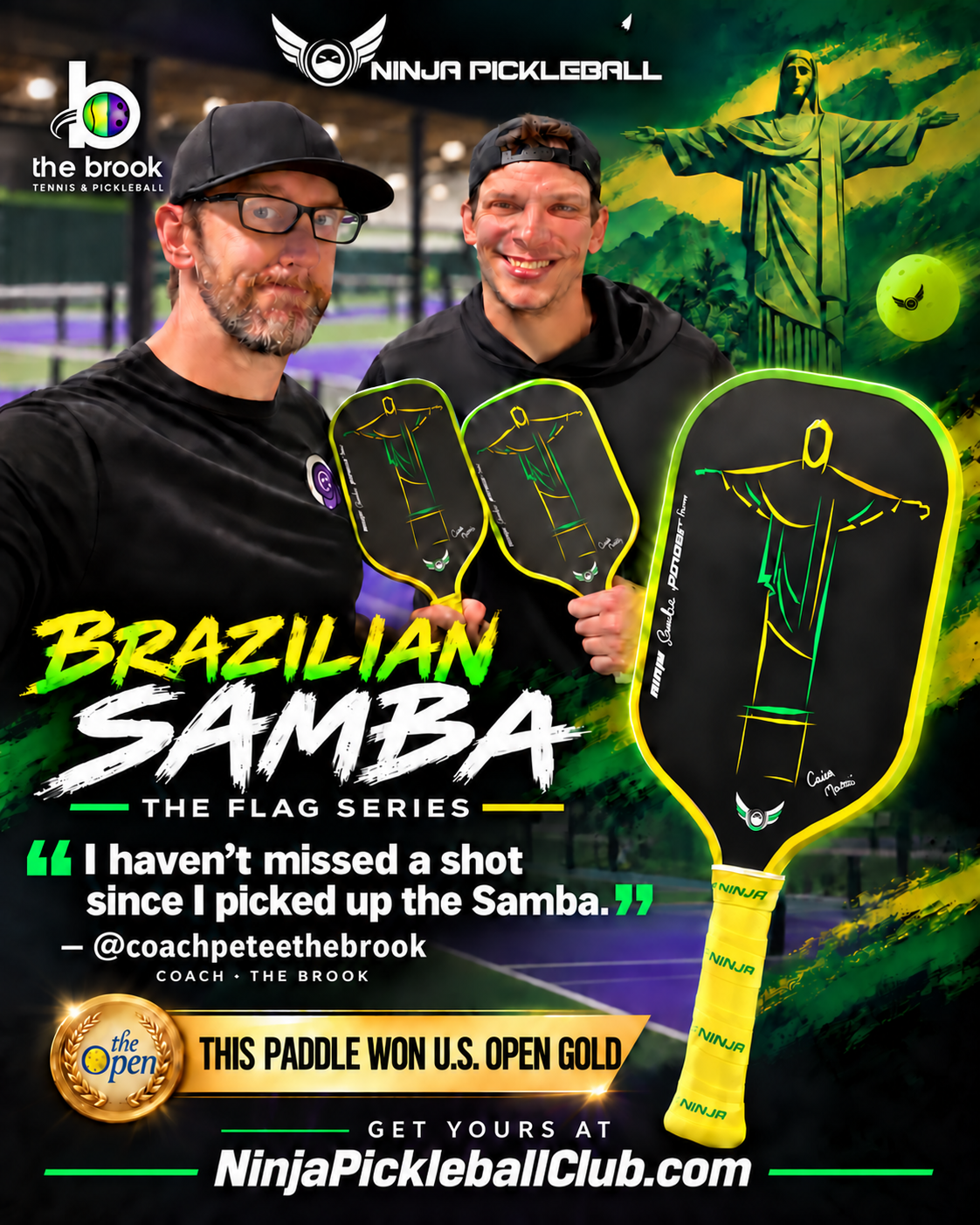 Ninja Brazilian Samba paddle promotional photo at The Brook