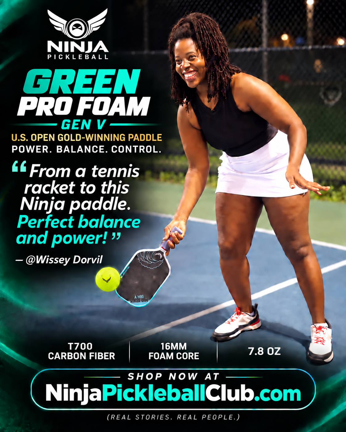 Ninja Green Pro Foam player testimonial
